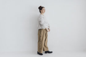 予約 G1101 LANTERN SLEEVE LIGHT COSMIC JAKET  light gray 9月中〜9月末 6