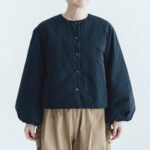 予約 G1101 LANTERN SLEEVE LIGHT COSMIC JAKET  navy 9月中〜9月末