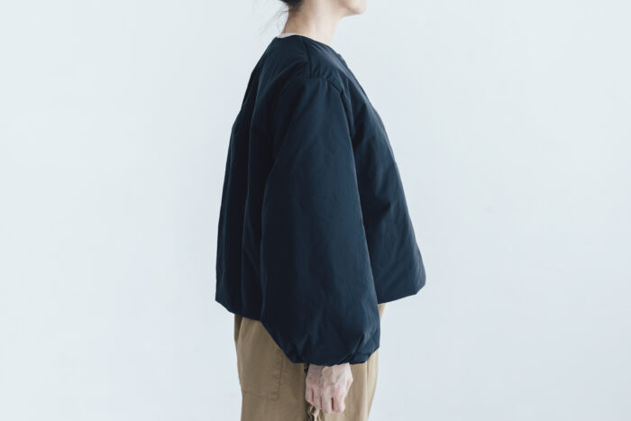 予約 G1101 LANTERN SLEEVE LIGHT COSMIC JAKET  navy 9月中〜9月末 2