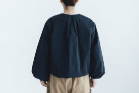 予約 G1101 LANTERN SLEEVE LIGHT COSMIC JAKET  navy 9月中〜9月末 3