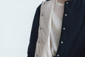 予約 G1101 LANTERN SLEEVE LIGHT COSMIC JAKET  navy 9月中〜9月末 5