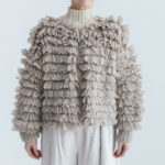 予約 G1102 HAND RING KNITTING HARVEST KNIT CARDIGAN mocha 9月中〜9月末
