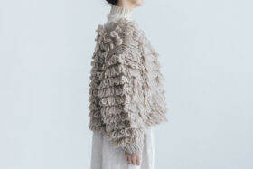 予約 G1102 HAND RING KNITTING HARVEST KNIT CARDIGAN mocha 9月中〜9月末 2