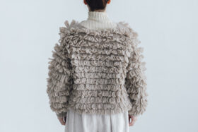 予約 G1102 HAND RING KNITTING HARVEST KNIT CARDIGAN mocha 9月中〜9月末 3