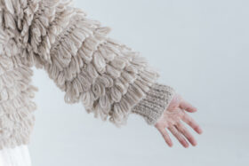 予約 G1102 HAND RING KNITTING HARVEST KNIT CARDIGAN mocha 9月中〜9月末 4