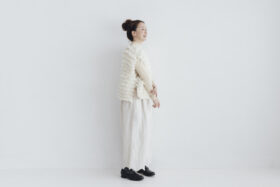 予約 G1103 HAND RING KNITTING HARVEST KNIT VEST milk 9月中〜9月末 6