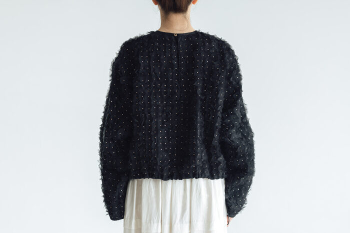 BN2570 Embroidery Blouse   Black 3