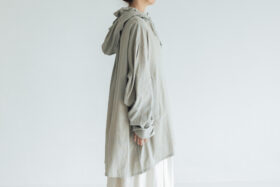 BN2579 Hood Big Shirt  L.Blue 2