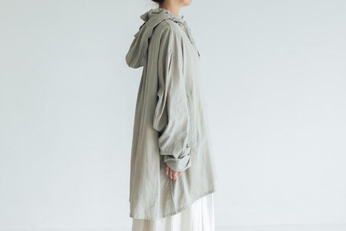 BN2579 Hood Big Shirt  L.Blue 2