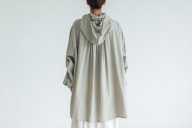 BN2579 Hood Big Shirt  L.Blue 3