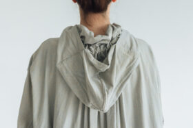 BN2579 Hood Big Shirt  L.Blue 5