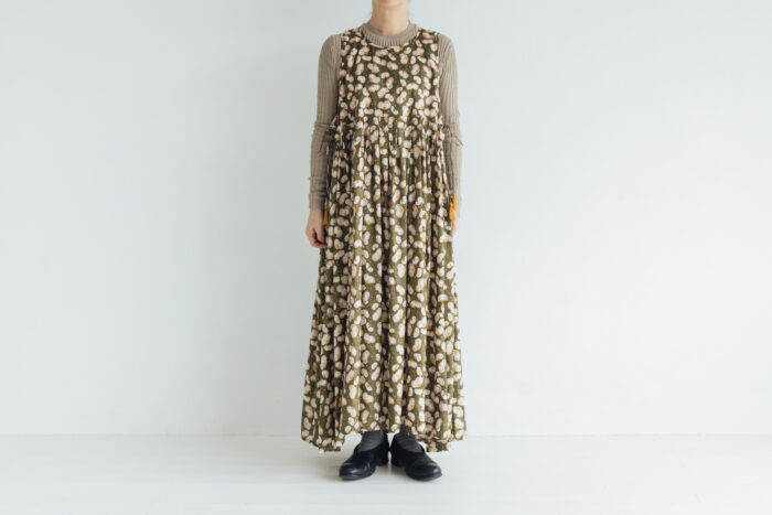 BN 2561 Embroidery Dress  olive 1