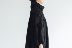 BN2597 Hand Crochet Scarf black 2