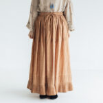 BN2302 Gather Tuck Skirt  C.Brown