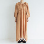 BN2005 Back Button Dress C.Brown