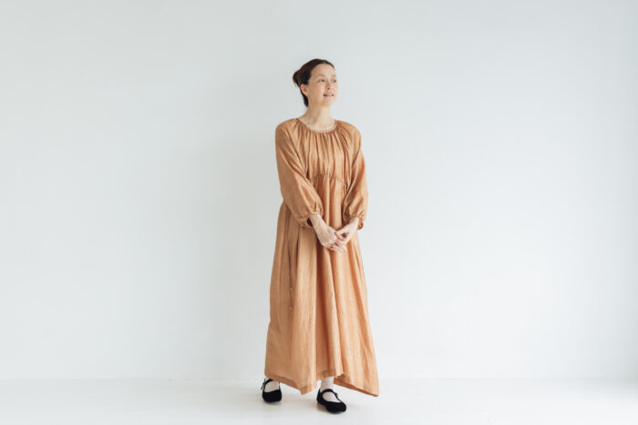 BN2005 Back Button Dress C.Brown 6