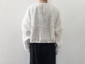 BN2570 Embroidery Blouse   Off White 3