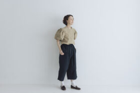 TAFFETA GUM PANTS black 6