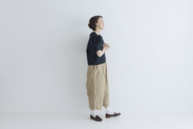 TAFFETA GUM PANTS beige 6