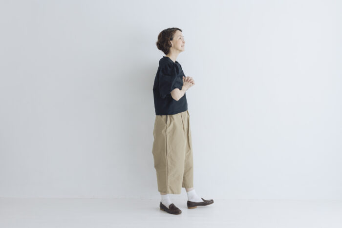 TAFFETA GUM PANTS beige 6