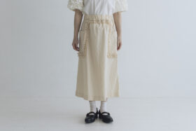 H.C.C FRILL DECORATION SKIRT natural 1