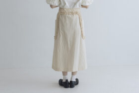 H.C.C FRILL DECORATION SKIRT natural 3