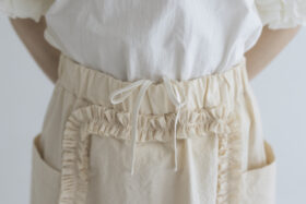 H.C.C FRILL DECORATION SKIRT natural 4