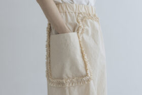 H.C.C FRILL DECORATION SKIRT natural 5