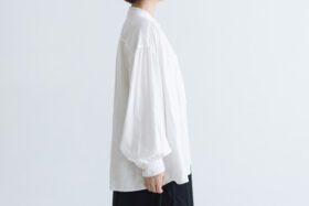 予約 R321 CAMILLE BAND COLLER SHIRT white  10月末〜11月初 2