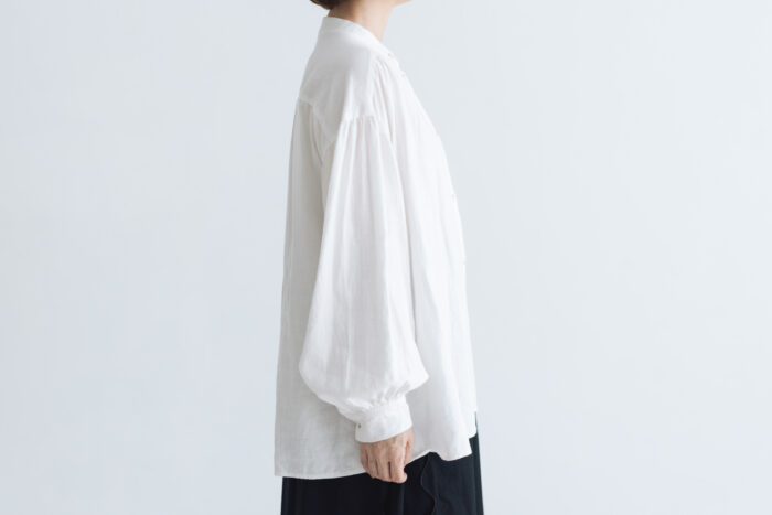 予約 R321 CAMILLE BAND COLLER SHIRT white  10月末〜11月初 2
