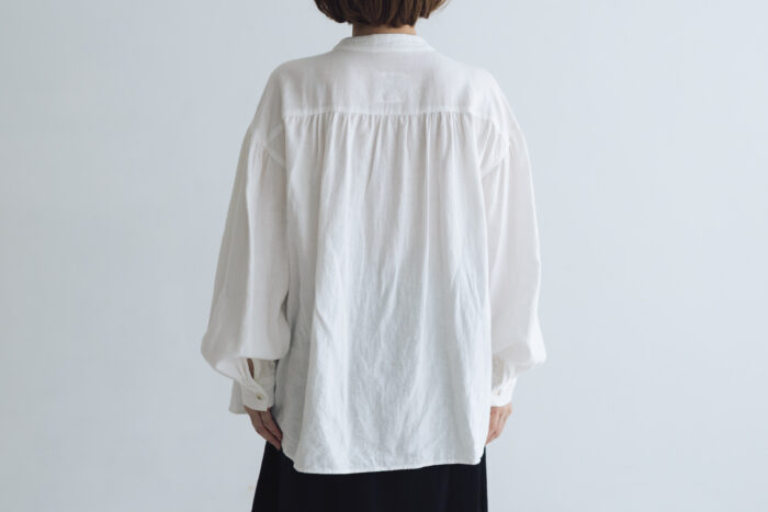 予約 R321 CAMILLE BAND COLLER SHIRT white  10月末〜11月初 3