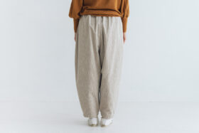 予約 R325 CORDUROY TAPERED PANTS pearl gray 10月末〜11月初 3