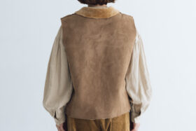 予約 R313 ECO MOUTON VEST beige  9月末〜10月初 3