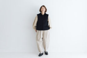 予約 R313 ECO MOUTON VEST black  9月末〜10月初 5