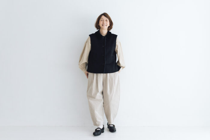 予約 R313 ECO MOUTON VEST black  9月末〜10月初 5