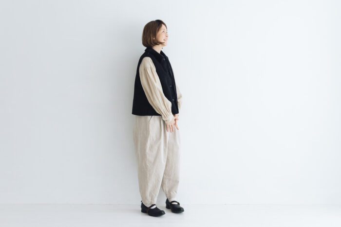 予約 R313 ECO MOUTON VEST black  9月末〜10月初 6