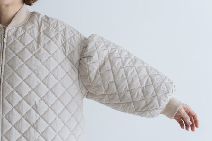 予約 R323 QUILTING BLOUSON light gray  10月末〜11月初 4