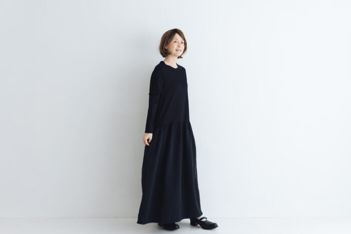 予約 R314 PUFF SLEEVE ONE PIECE noir  9月末〜10月初 6