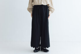 予約 R307 JOU JOU EASY PANTS black 9月中〜9月末 1