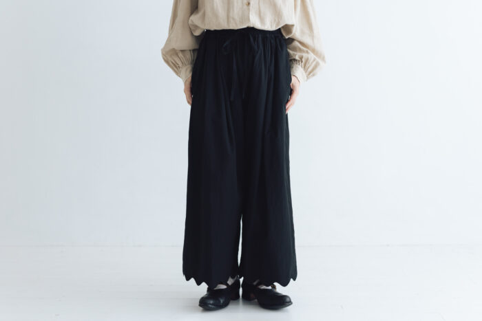 予約 R307 JOU JOU EASY PANTS black 9月中〜9月末 1
