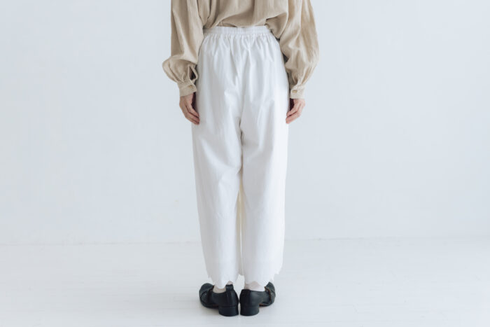 予約 R307 JOU JOU EASY PANTS white 9月中〜9月末 3