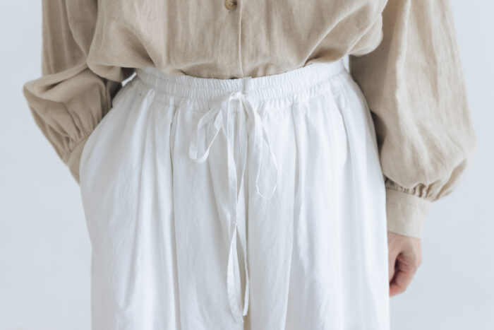 予約 R307 JOU JOU EASY PANTS white 9月中〜9月末 4