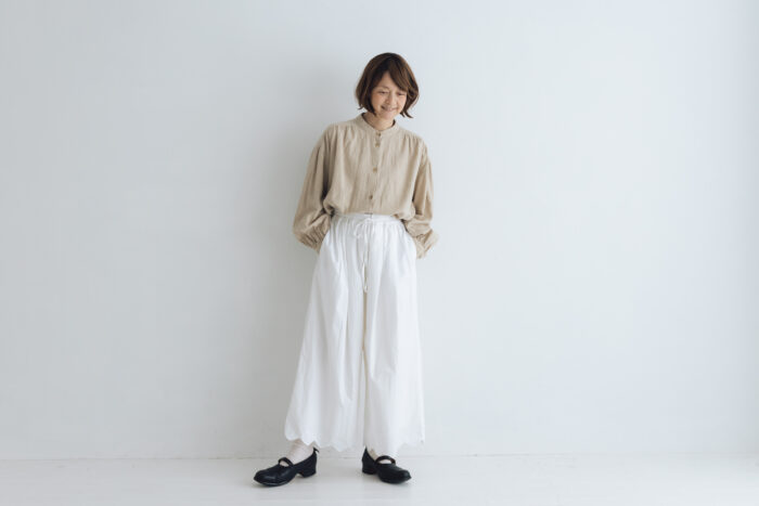予約 R307 JOU JOU EASY PANTS white 9月中〜9月末 6