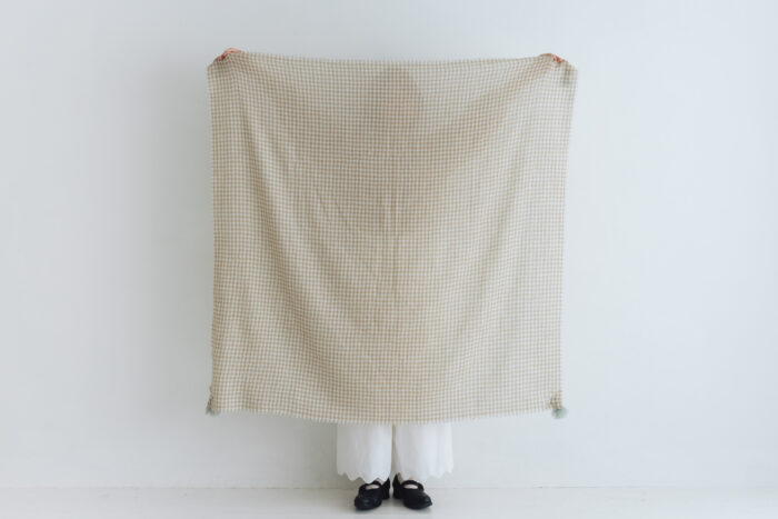 予約 R329 WOOL GAUZE TASSEL STOLE  11月中〜11月末 5