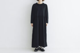 予約 R318 LAMPSHADE ONE PIECE noir  10月中〜10月末 1