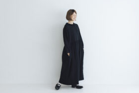 予約 R318 LAMPSHADE ONE PIECE noir  10月中〜10月末 6