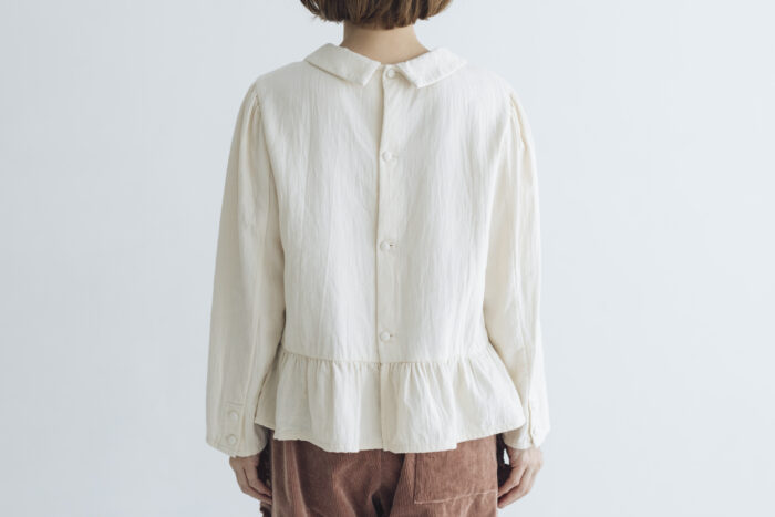 予約 R317 LAMPSHADE BLOUSE ecru  10月中〜10月末 3