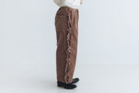 予約 G1128 CORDUROY VIVIENNE PANTS dusty pink  10月中〜10月末 2