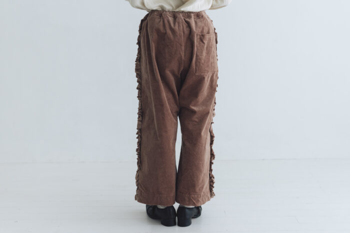 予約 G1128 CORDUROY VIVIENNE PANTS dusty pink  10月中〜10月末 3