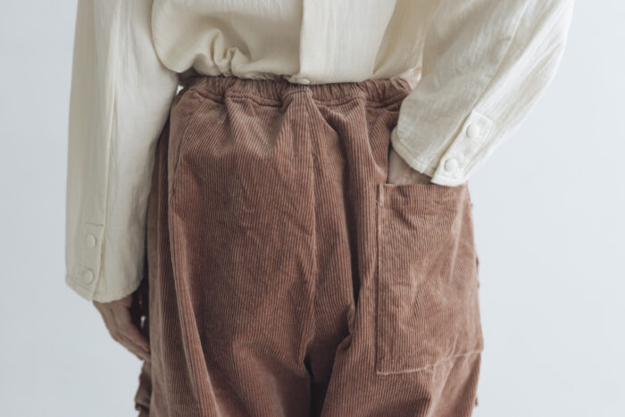 予約 G1128 CORDUROY VIVIENNE PANTS dusty pink  10月中〜10月末 4